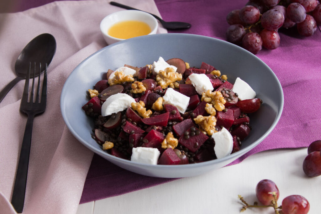 Rote Bete Linsensalat Mit Ziegenk Se Aus Lauras K Che