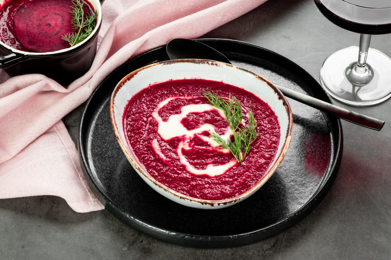 Rote Bete Suppe mit Zitronengras - Aus Lauras Küche