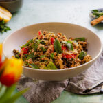 Quinoa Amaranth Tofu Bowl