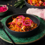 Karotten Couscous mit Halloumi