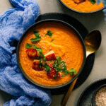 Karottensuppe Halloumi Amaranth