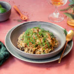 Risotto mit Limette und Spinat