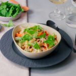 Kürbis Kichererbsen Pasta