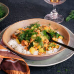 Seitan Kichererbsen Zucchini Curry