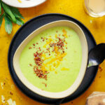 Lauch Suppe Cheddar Buchweizen Liebstöckel